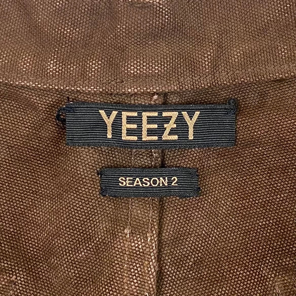 YZY SZN 2 Unreleased Runway Workwear Pants In Brownstone