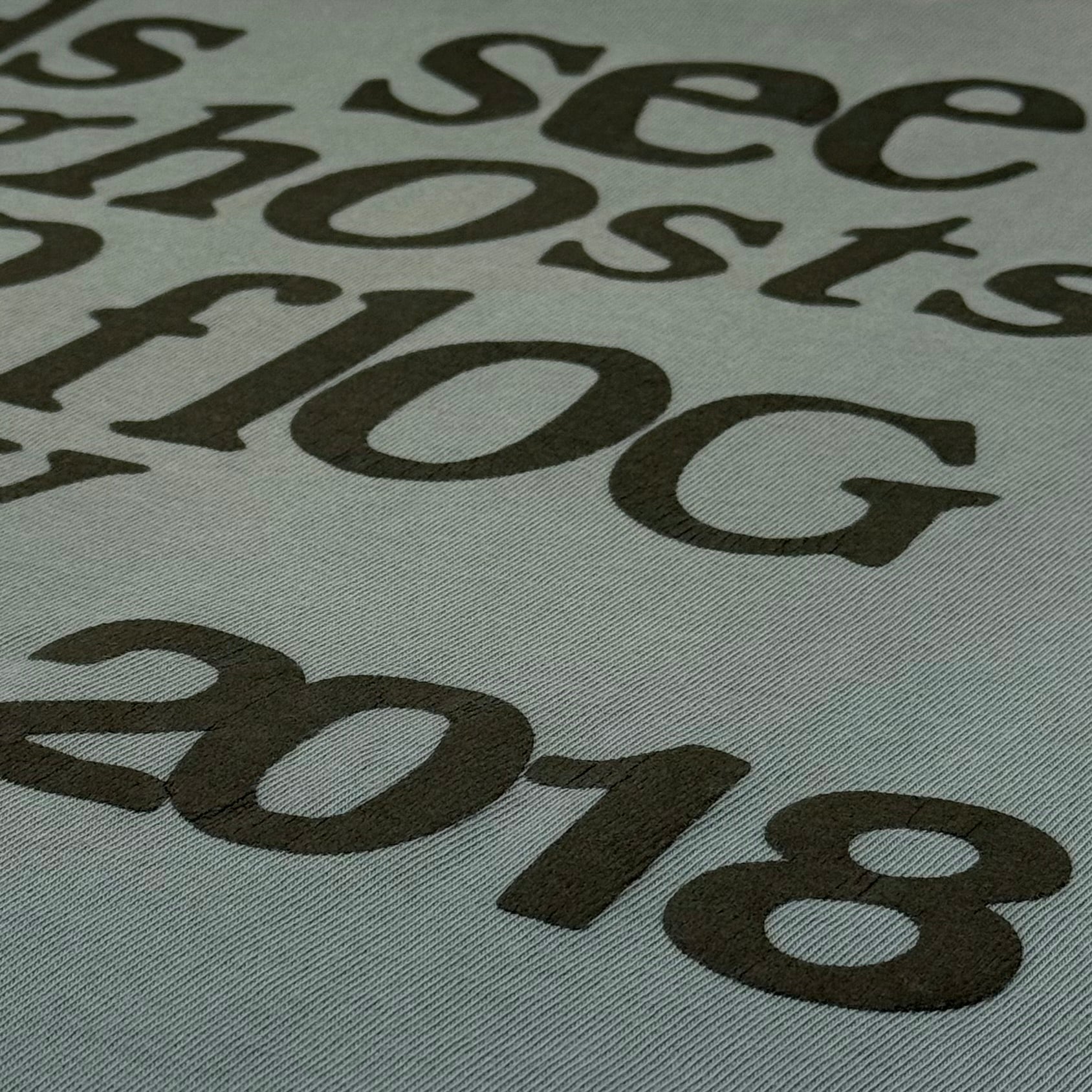 KSG 2018 CPFM 'Lucky Me I See Ghosts' Tee In Glacier