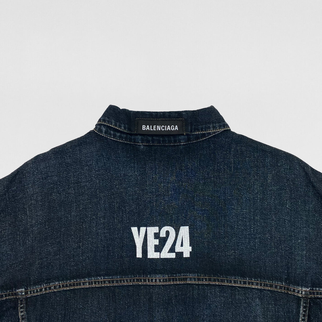 YE24 2022 Logo Denim Overshirt