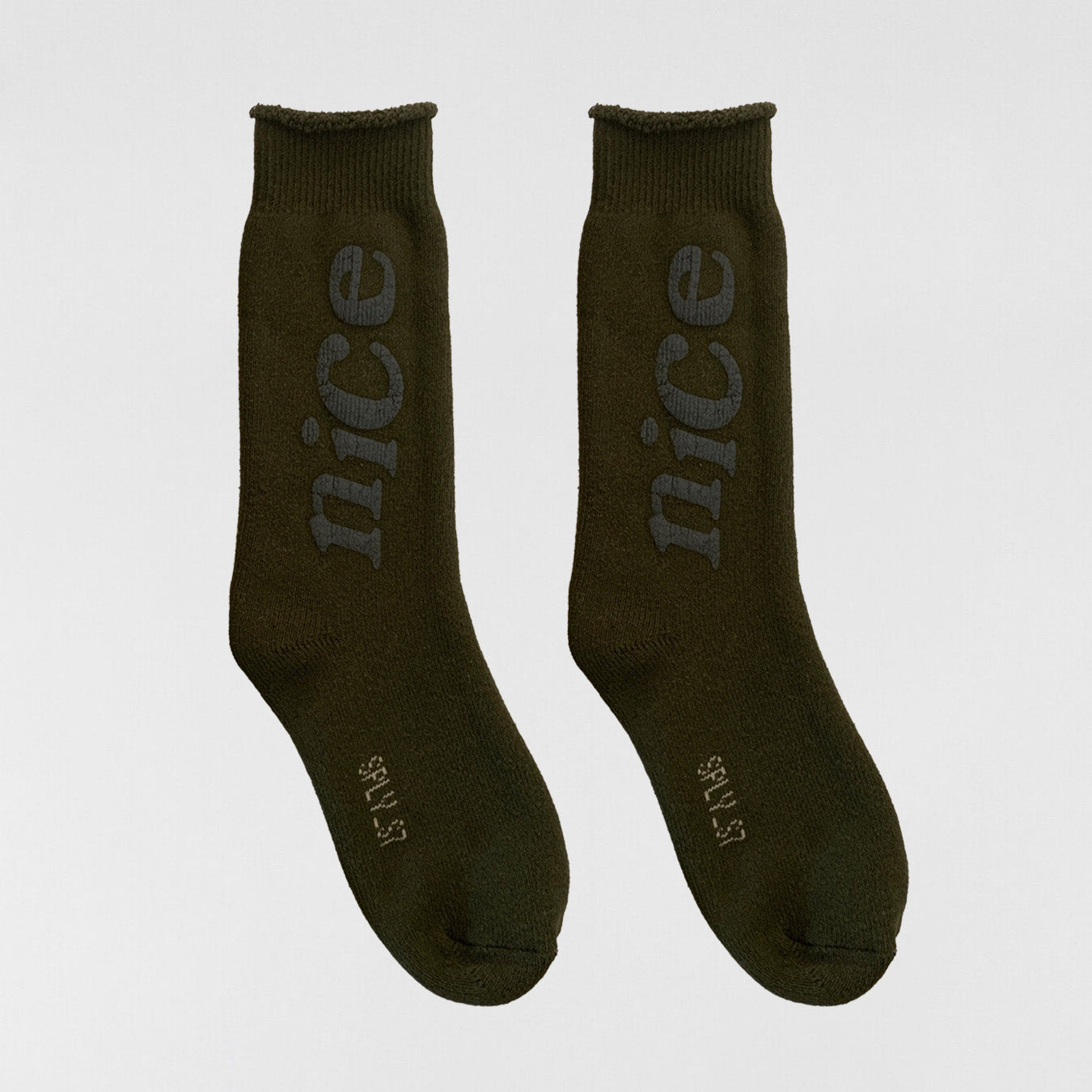 YZY 2018 F&F Naughty Or Nice Bouclette Socks By CPFM