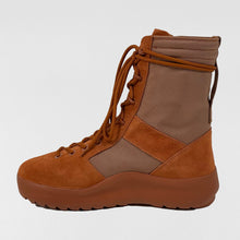 YZY SZN 3 Military Boots In Burnt Sienna