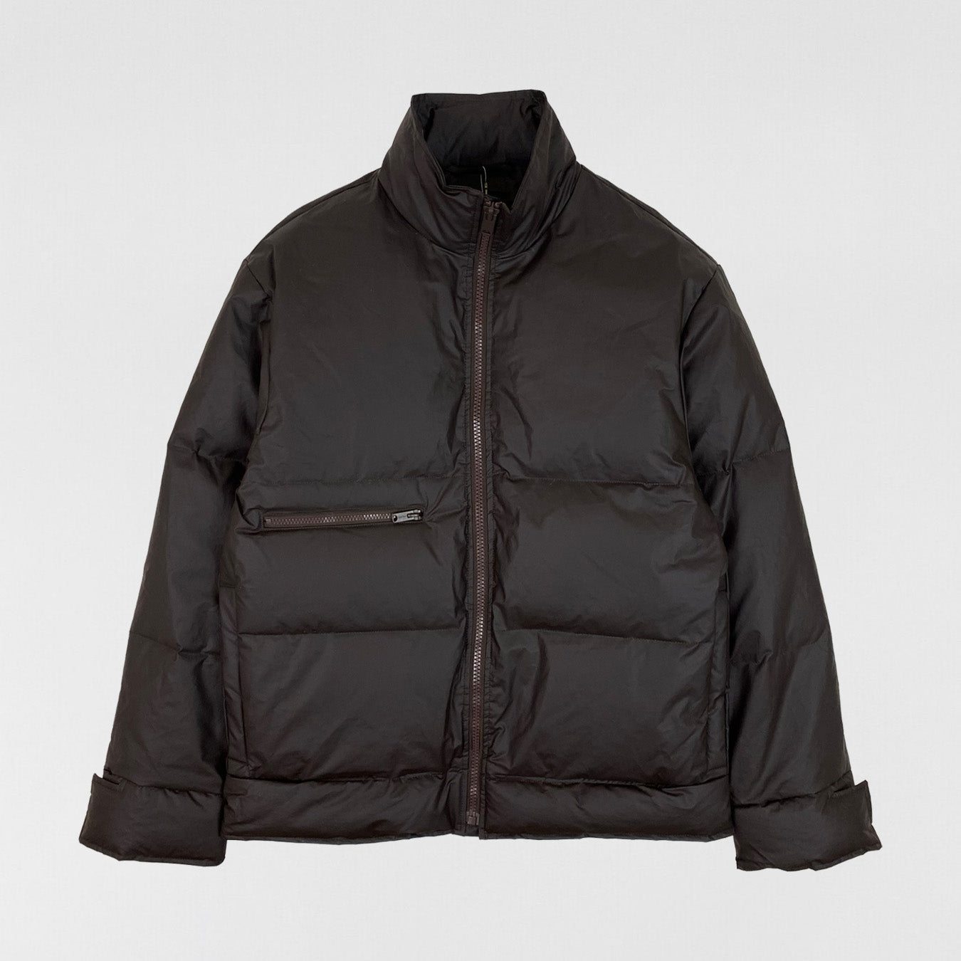 YZY SZN 3 Waxed Down Puffer Jacket Onyx Shade