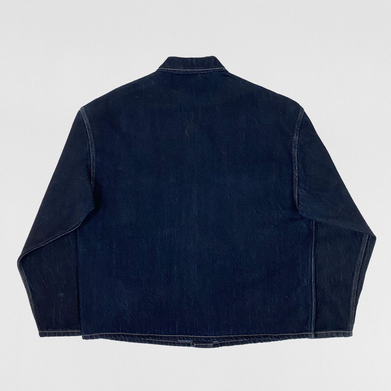 YZY SZN 6 Unreleased Sample Work Shirt In Denim