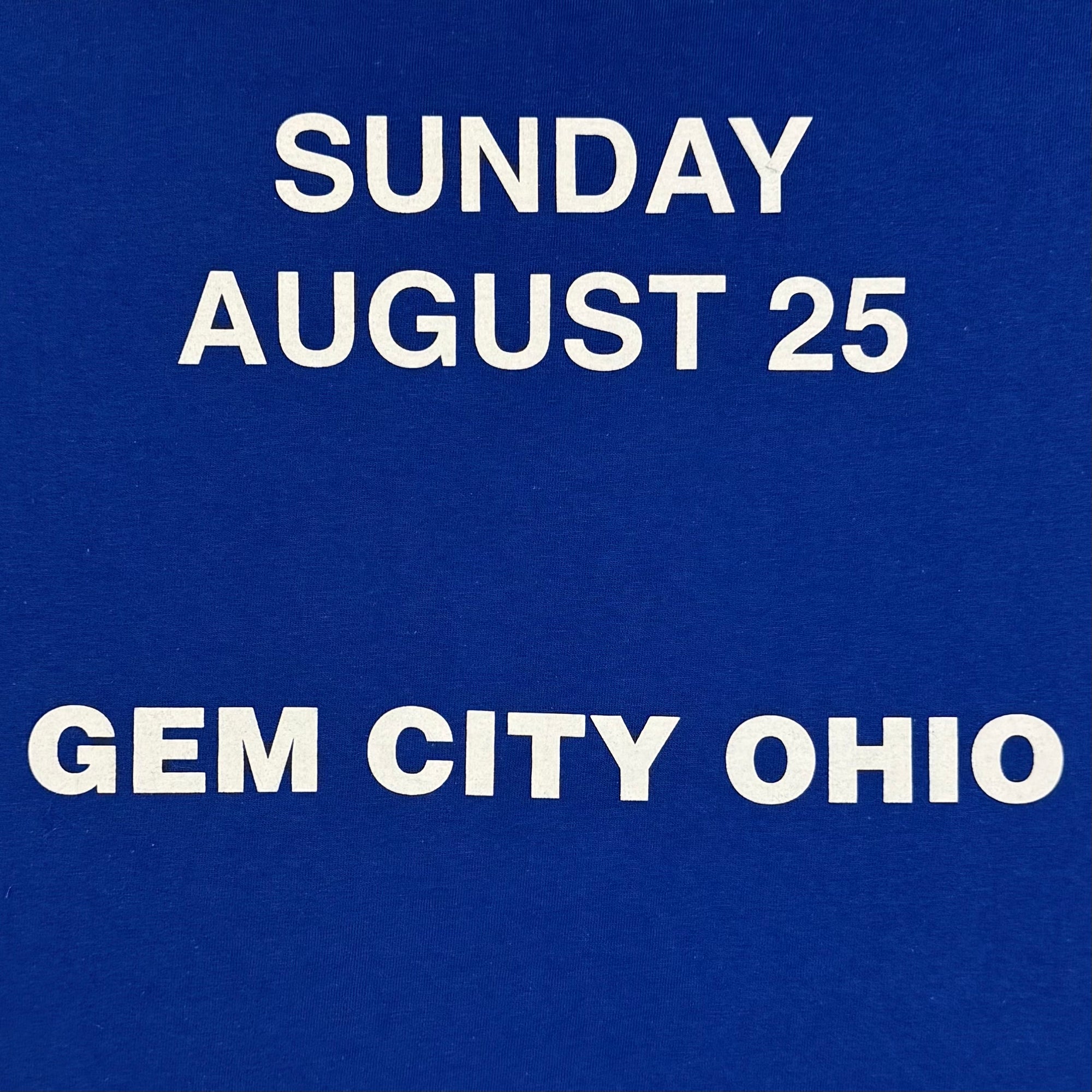 JIK 2019 Unreleased Sunday Service Ohio Choir Tee In Blue
