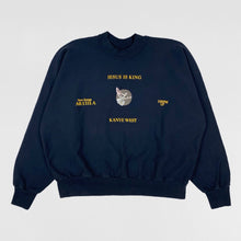 JIK 2019 Vinyl Dove Crewneck In Navy