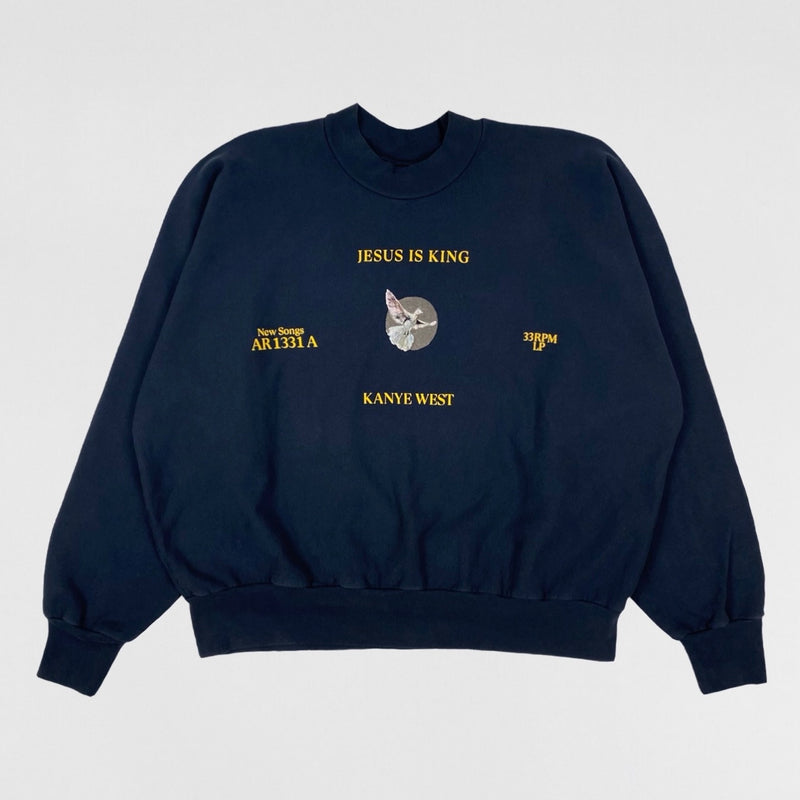 JIK 2019 Vinyl Dove Crewneck In Navy