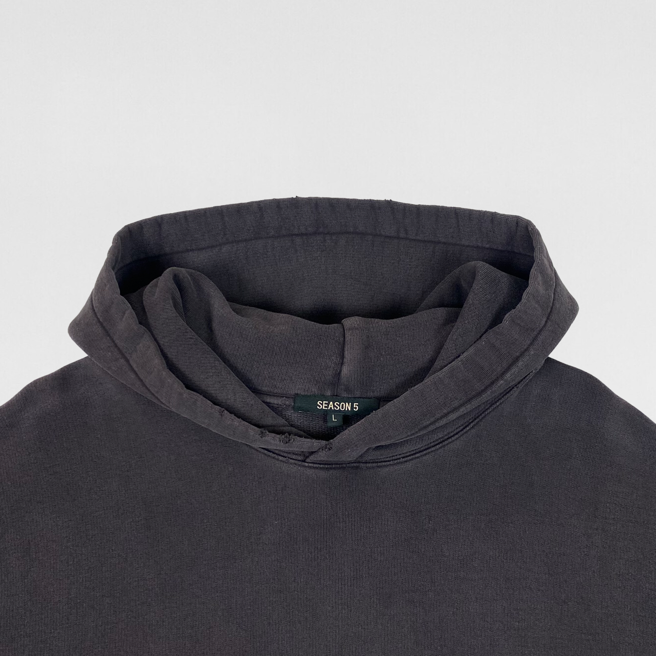 YZY SZN 5 Over Dyed Hoodie In Ink