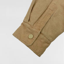 YZY SZN 4 Oversized Zip Up Flannel In Oatmeal