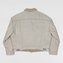 YZY SZN 5 Sherpa Denim Jacket In Bleach