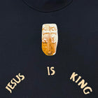 JIK 2019 Portrait Crewneck Sweater In Navy