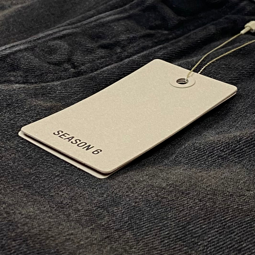 YZY SZN 6 Slim Denim In Washed Black/Brown