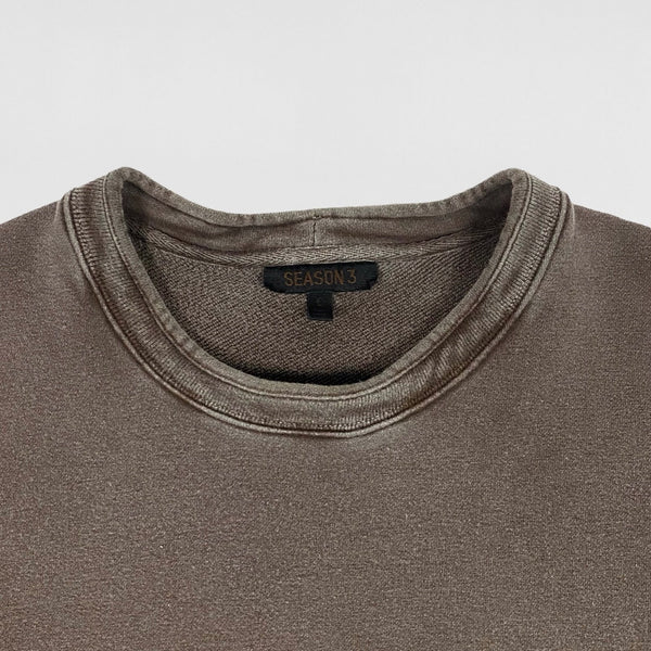 YZY SZN 3 True Onyx Crewneck