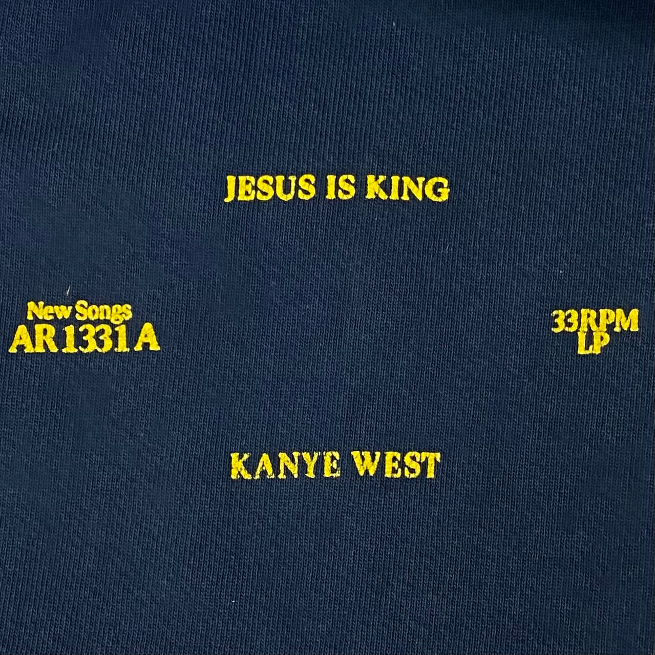 JIK 2019 Vinyl Album Sweatpants In Navy