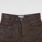 Vintage GAP Bootcut Leather Pants In Brown