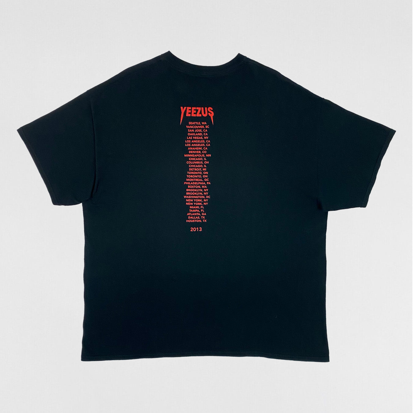 Yeezus Tour 2013 OG Flying Reaper Tee By Wes Lang