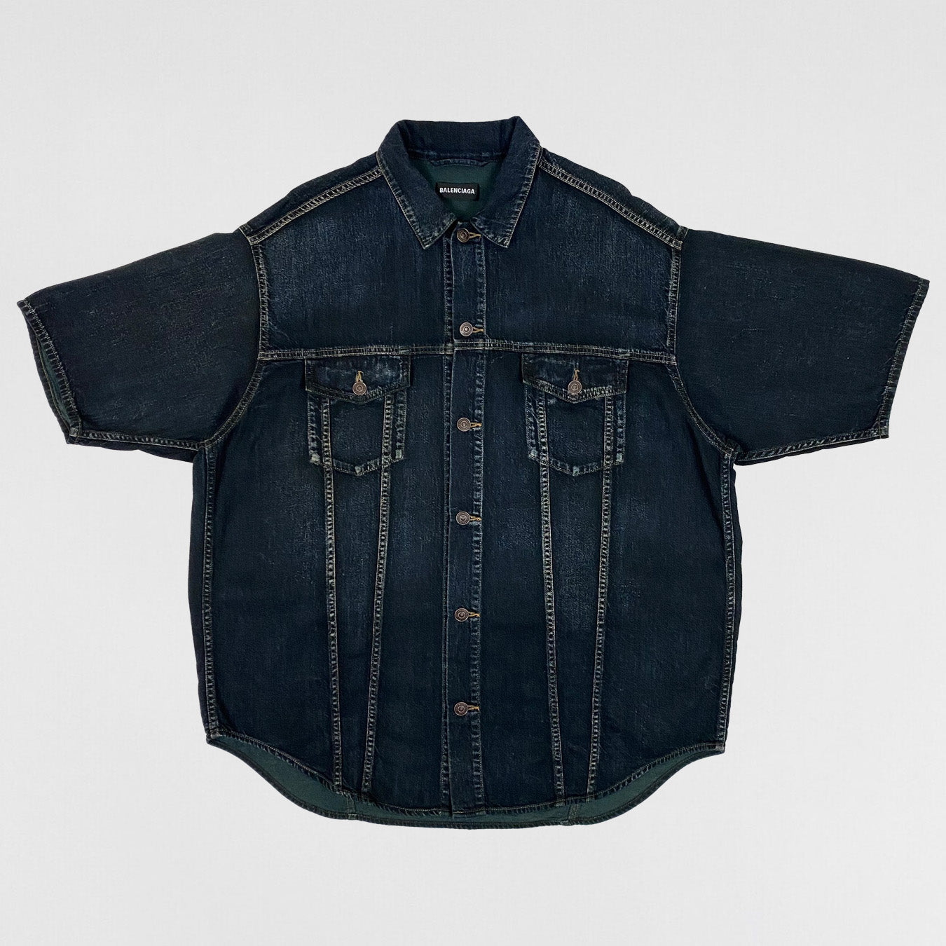 YE24 2022 Logo Denim Overshirt