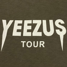 Yeezus Tour 2013 Black Friday Cut Off Tee In Olive By Virgil Abloh