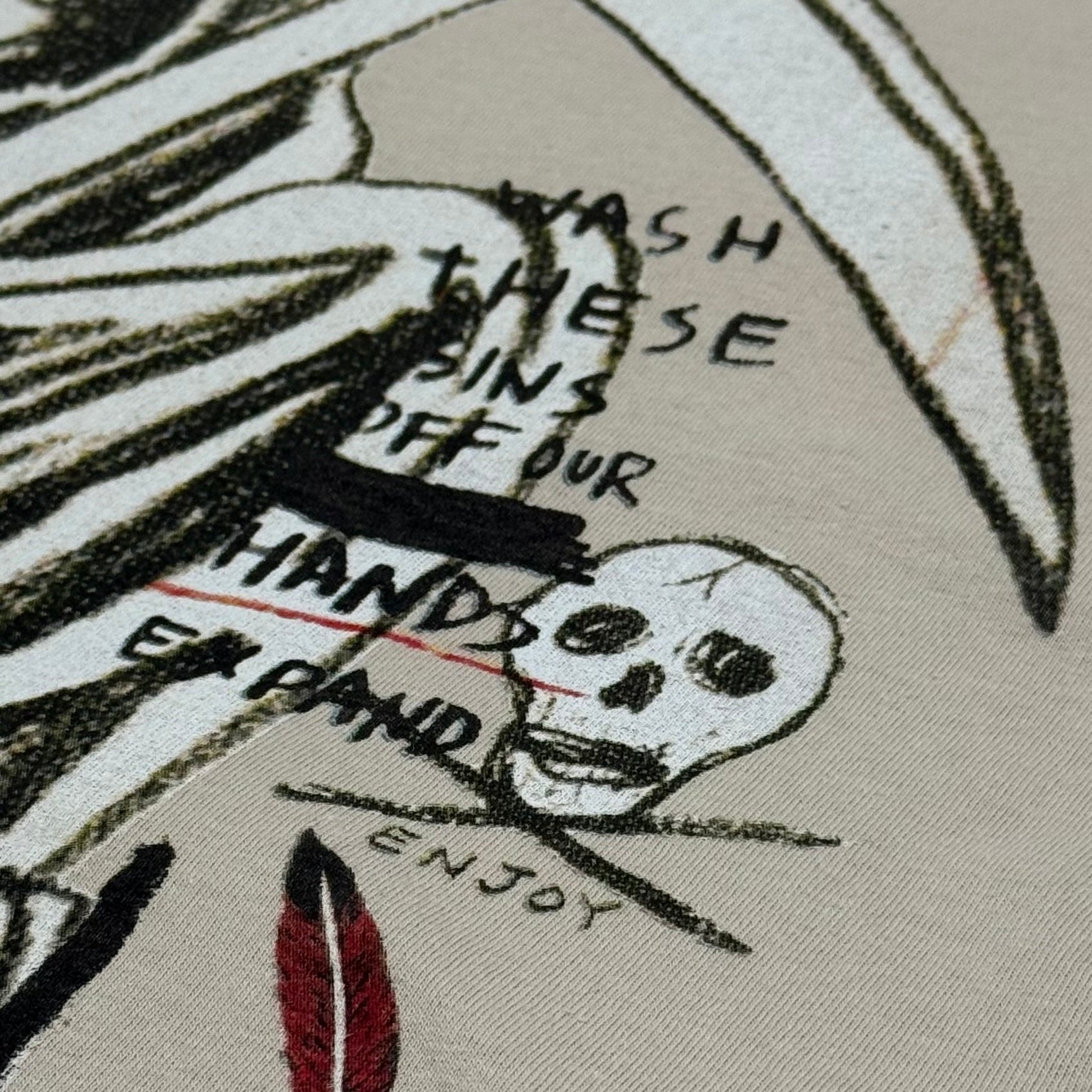 Yeezus 2015 Unreleased ‘How To Beat The Devil’ Long Sleeve By Wes Lang
