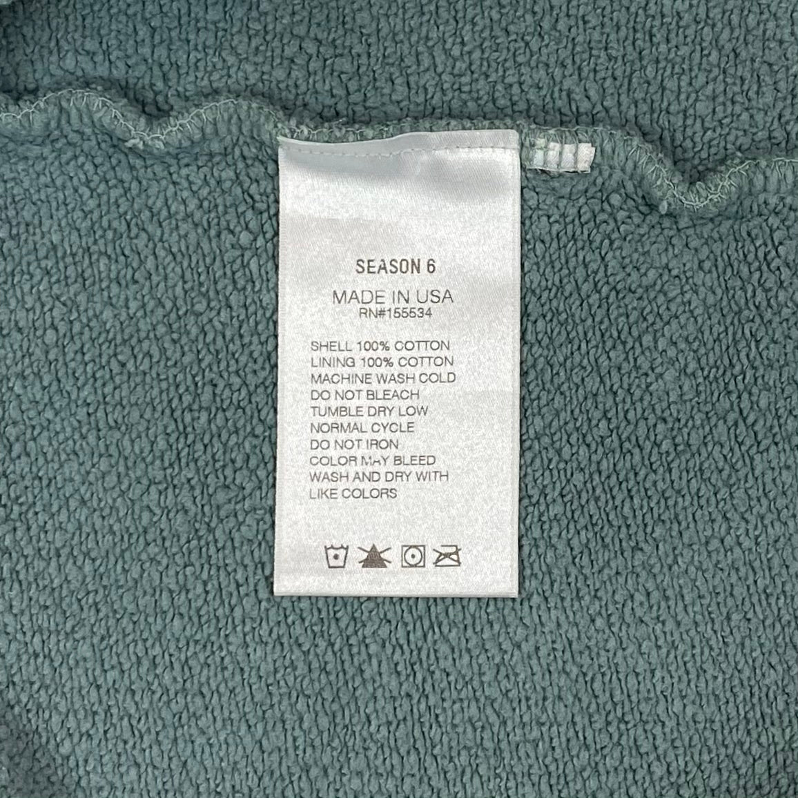 YZY SZN 6 Crewneck In Glacier