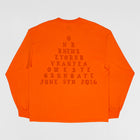 TLOP 2016 Cancelled Governor's Ball Long Sleeve In Orange