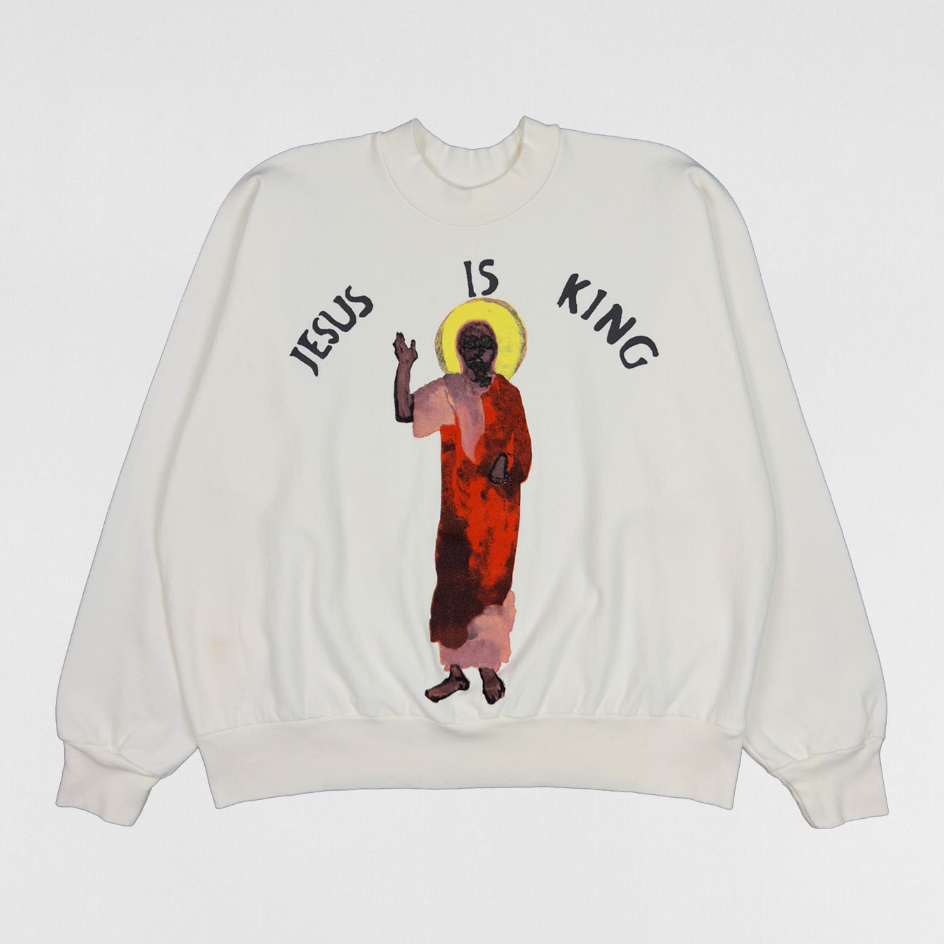 JIK 2019 Portrait Crewneck In White