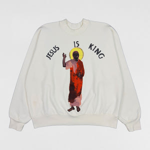 JIK 2019 Portrait Crewneck In White