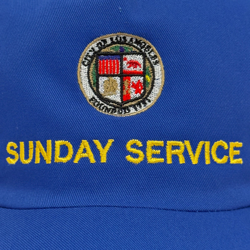 JIK 2019 Embroidered Sunday Service Hat In Blue