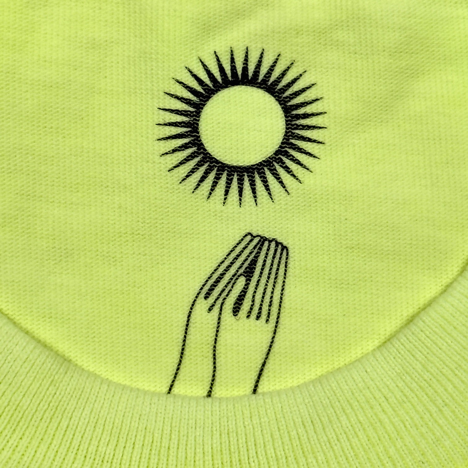 JIK 2019 Unreleased Sunday Service Tee In Frozen Yellow