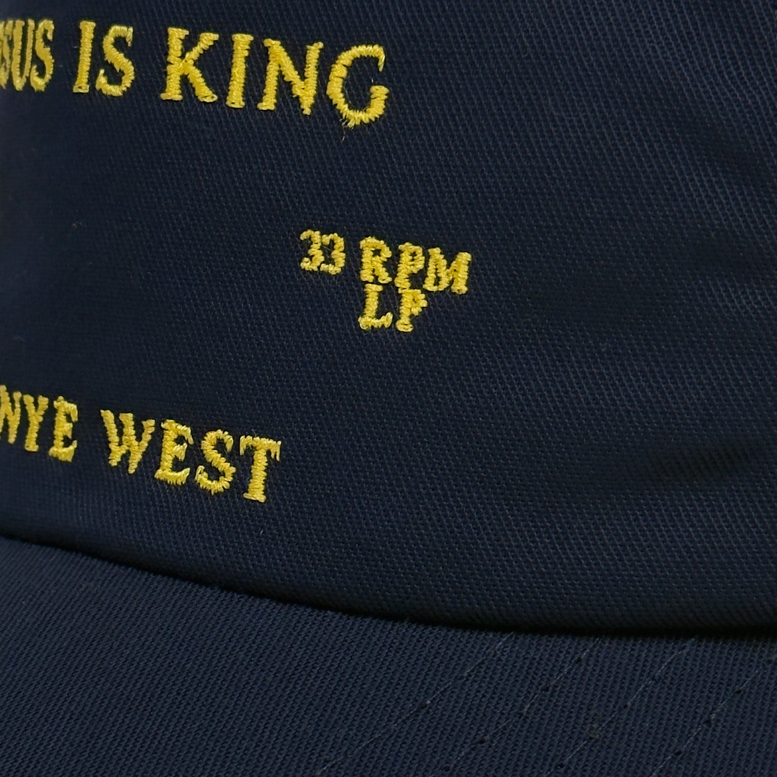 JIK 2019 Embroidered Vinyl Hat In Navy