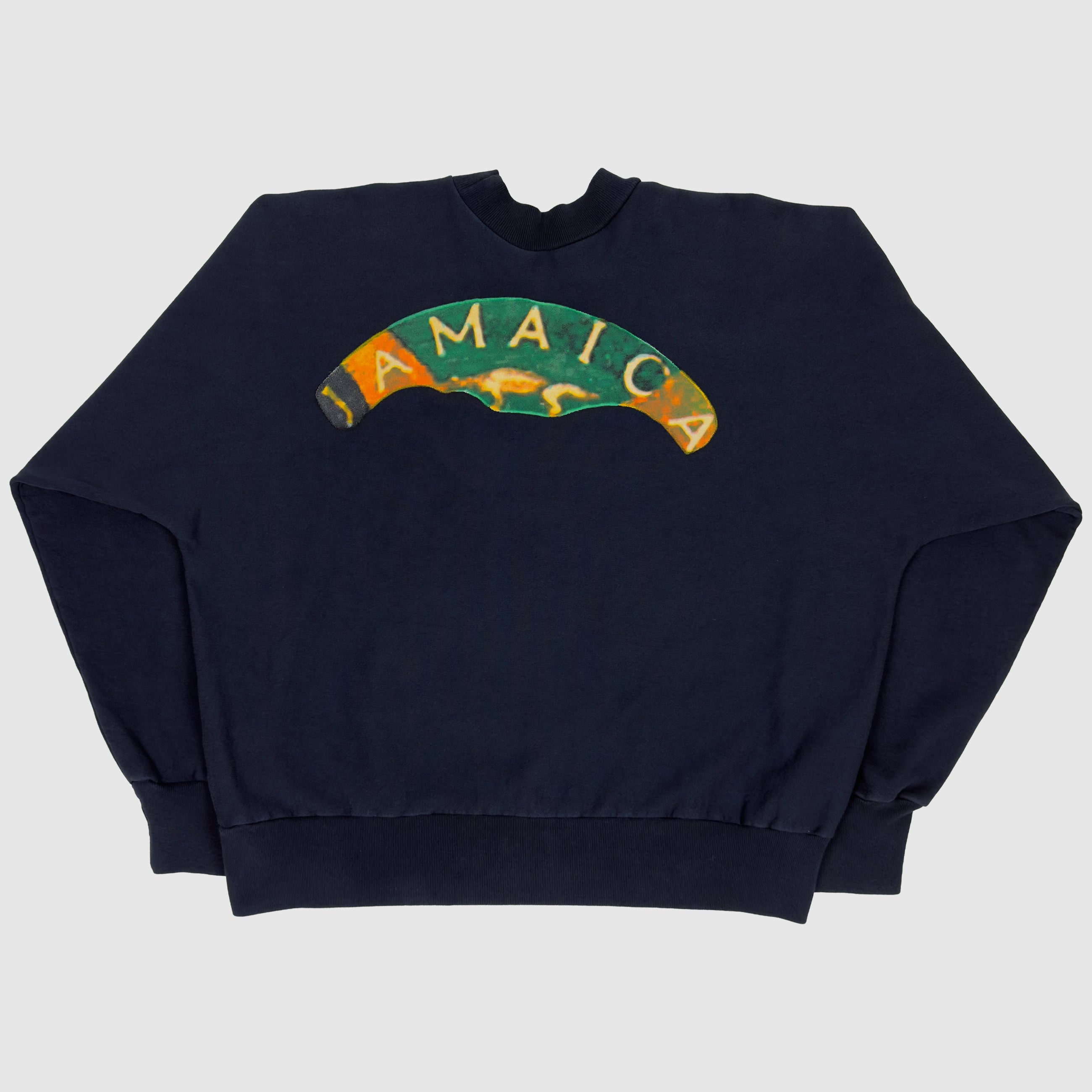 JIK 2019 Jamaica Sunday Service Crewneck In Navy