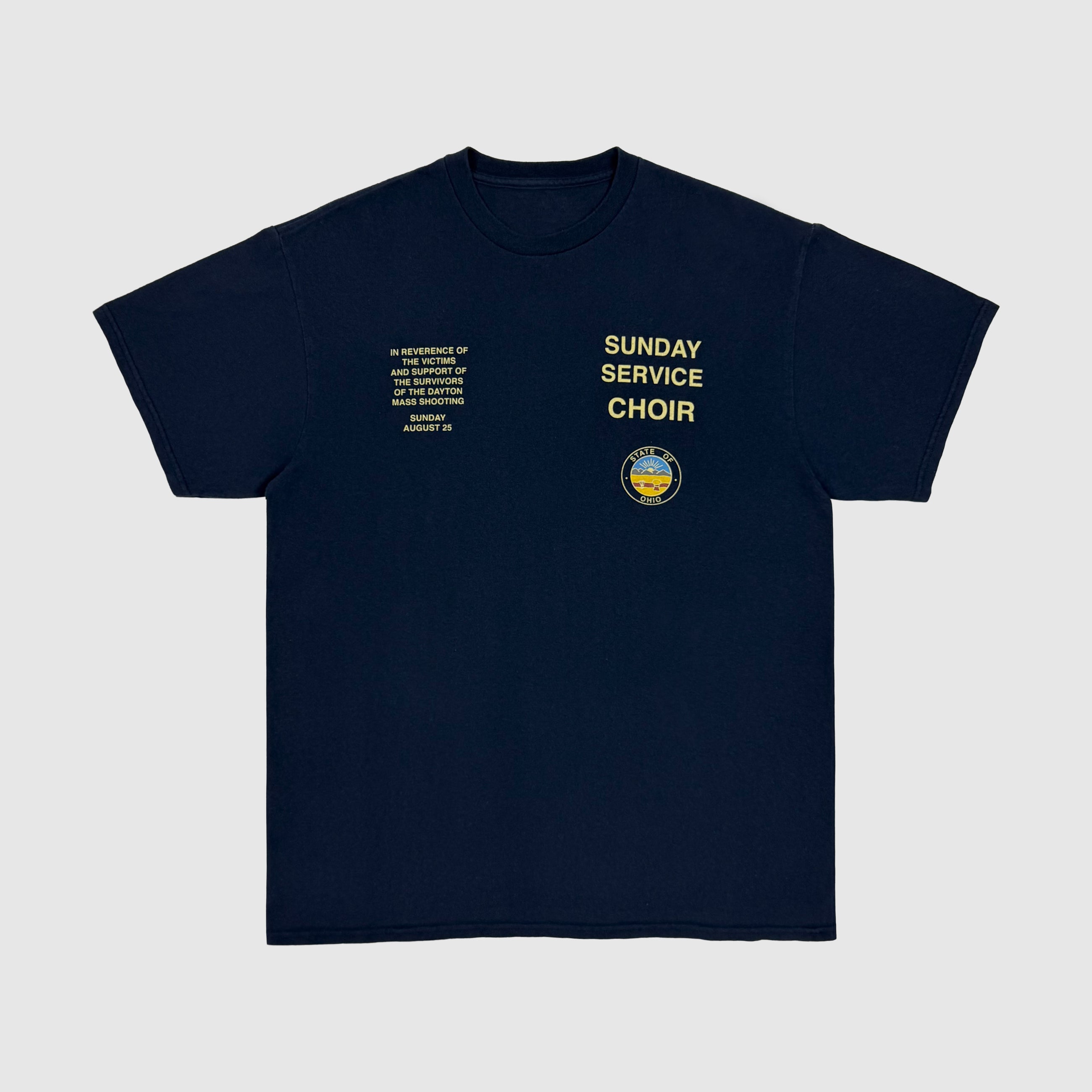 JIK 2019 Unreleased Sunday Service Ohio Choir Tee In Navy
