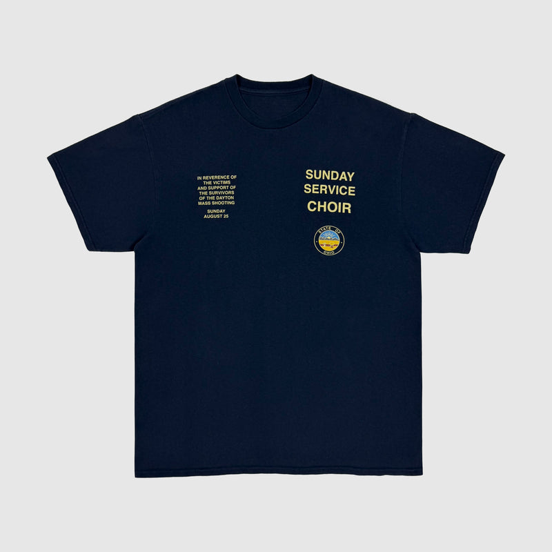 JIK 2019 Unreleased Sunday Service Ohio Choir Tee In Navy