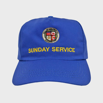 JIK 2019 Embroidered Sunday Service Hat In Blue