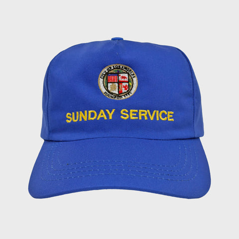 JIK 2019 Embroidered Sunday Service Hat In Blue