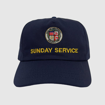 JIK 2019 Embroidered Sunday Service Hat In Navy