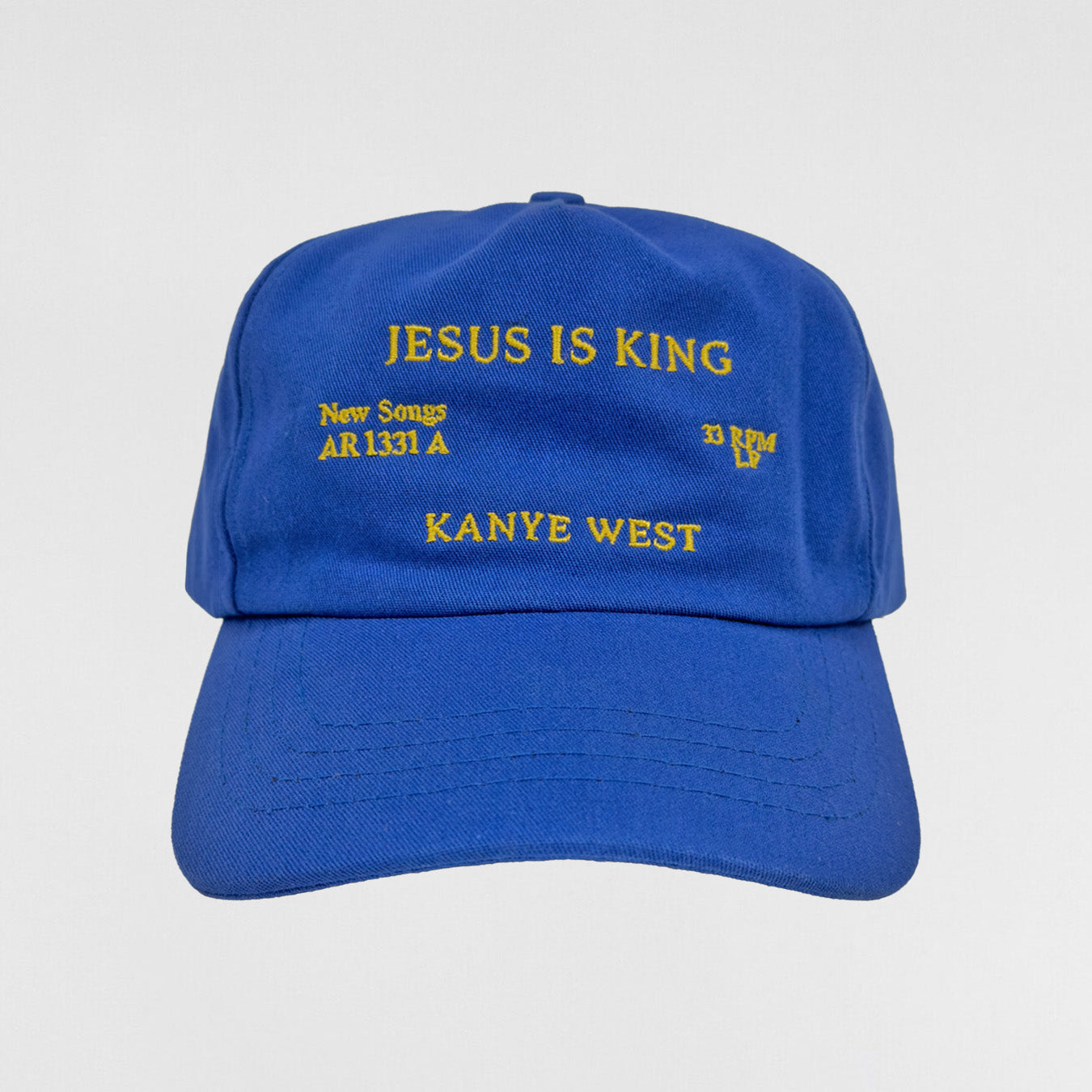 JIK 2019 Embroidered Vinyl Hat In Blue