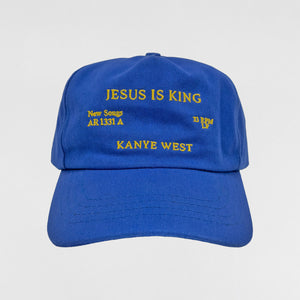 JIK 2019 Embroidered Vinyl Hat In Blue
