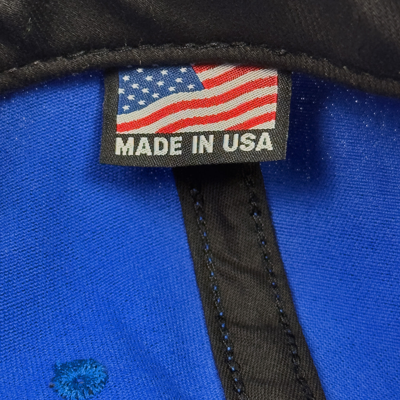 JIK 2019 Embroidered Vinyl Hat In Blue