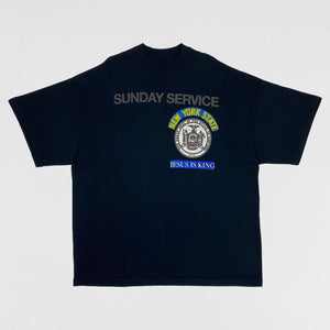 YZY SZN 7 Jesus Is King New York LP Tee In Navy