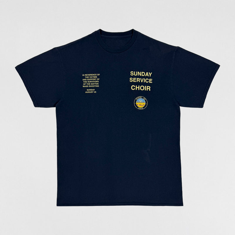 JIK 2019 Unreleased Sunday Service Ohio Choir Tee In Navy