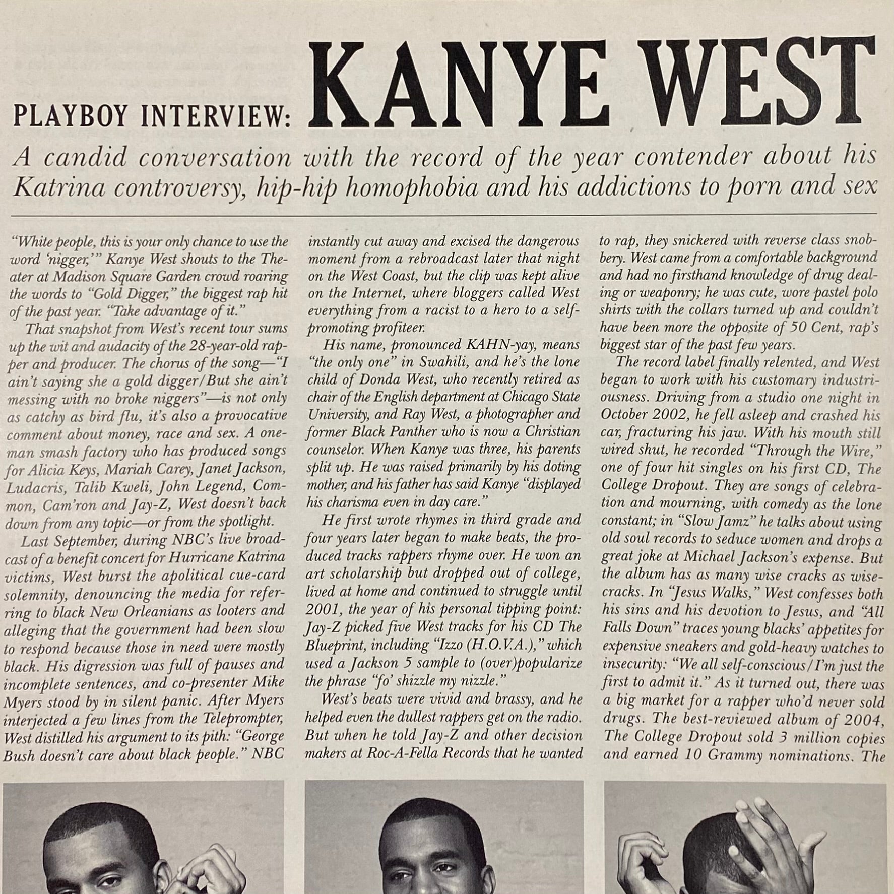 Playboy 2006 Magazine Feature Interview