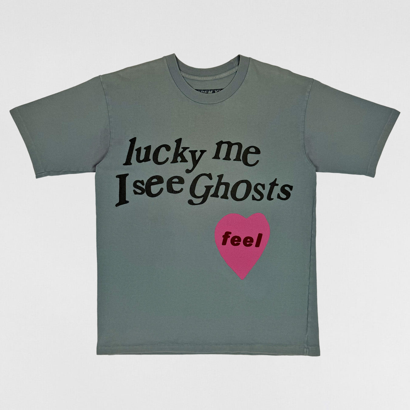 KSG 2018 CPFM 'Lucky Me I See Ghosts' Tee In Glacier