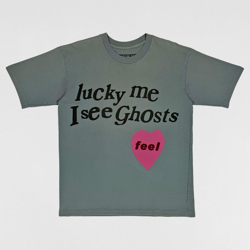 KSG 2018 CPFM 'Lucky Me I See Ghosts' Tee In Glacier