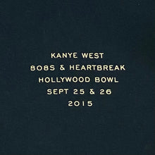 808’s & Heartbreak 2015 Hollywood Bowl Tracklist Hoodie In Black