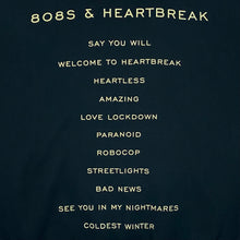 808’s & Heartbreak 2015 Hollywood Bowl Tracklist Hoodie In Black