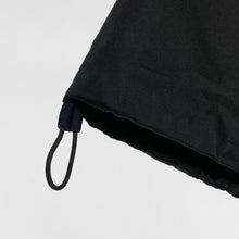 YGEBB 2022 Magnet Closure Logo Parka In True Black