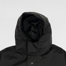 YGEBB 2022 Magnet Closure Logo Parka In True Black
