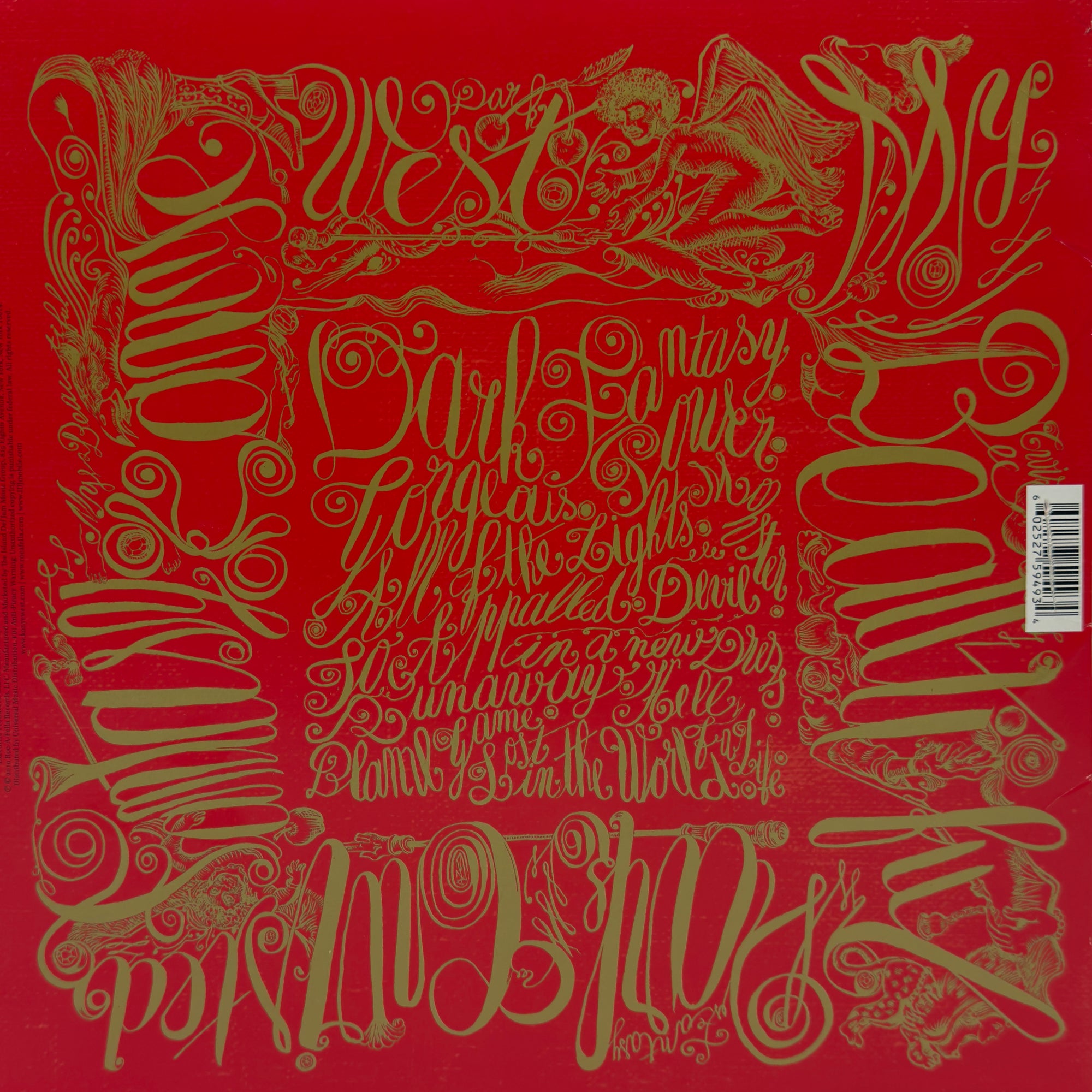 MBDTF 2010 Vinyl Package Signed By Ye