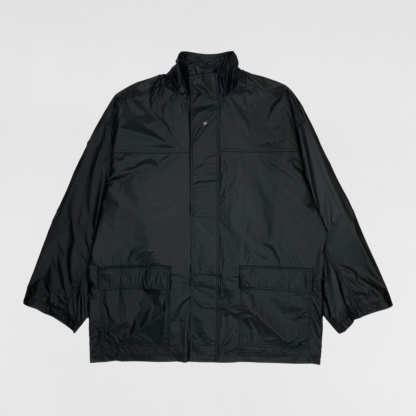 YGEBB 2022 Nylon Light Parka In Black