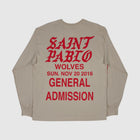 TLOP 2016 Saint Pablo Wolves Long Sleeve In Sand